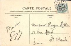 Tumbas de St. Louis de la cámara acorazada de Dreux de la POSTAL de la VENDIMIA del duque de Orleans