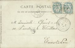 La POSTAL Dreux Bas de la VENDIMIA dimensiona Saint Pierre de la iglesia