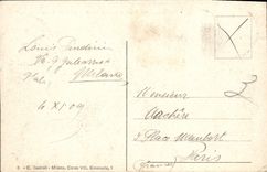 VINTAGE POSTCARD Milano Panorama Dal Bell-tower Della Chiesa di S Carlo