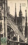 VINTAGE POSTCARD Milano Saluto dal Duomo di Milano