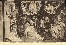 La POSTAL de la VENDIMIA encoleriza Tapissere de la apocalipsis la resurrección de los testigos de Cristo