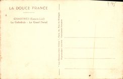 CPA Chartres La Cathedrale Le grand portail