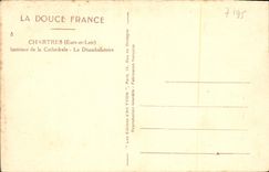 CPA Chartres Interieur de la Cathedrale Le deambulatoire