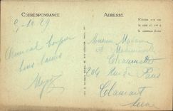 POSTAL Chartres de la VENDIMIA la calle de la ciudad