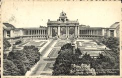 CASQUILLO de Bruselas de la POSTAL de la VENDIMIA del quincuagésimo aniversario