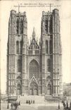 CPA Bruxelles Eglise Ste Gudule