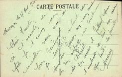 VINTAGE POSTCARD Besancon Les Bains Castan Public garden Carries black and cathedral Saint Jean