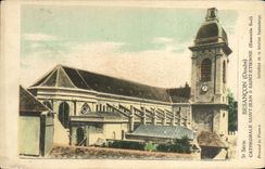 VINTAGE POSTCARD Holy Besancon Les Bains Cathedral Jean and Saint Etienne