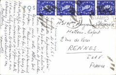 Catedral Londres del St Pauls de la POSTAL de la VENDIMIA