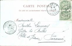 VINTAGE POSTCARD the First Seignac Sorrow