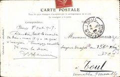 VINTAGE POSTCARD Museum Of Louvre Delacroix Shipwreck of Don Juan