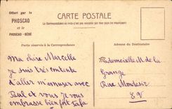 VINTAGE POSTCARD soap bubbles