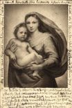 VINTAGE POSTCARD the Madonna