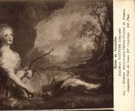 VINTAGE POSTCARD Museum Of Versailles Jean-Marc Nattier Mrs Marie Louise Therese Victoire de France