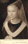VINTAGE POSTCARD Portrait Of Marie Century of Guillaume Moreel Bruges Holy Hospital Jean