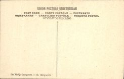 VINTAGE POSTCARD Museum Of Louvre Raphael Sanzio Sainte Marguerite Paris