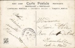 VINTAGE POSTCARD Living room of 1909 a Sybarite By Magne Cat