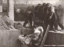 VINTAGE POSTCARD Living rooms 1910 L Roger the Accident