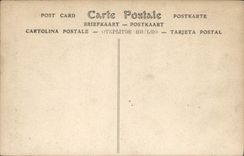 VINTAGE POSTCARD Living rooms of Paris the Prayer of the Departure By Jules Denneulin