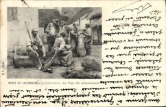 VINTAGE POSTCARD Museum Of Luxembourg Lhermitte the Page of the harvesters