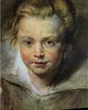 VINTAGE POSTCARD Rubens Portrait of child
