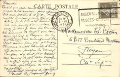 VINTAGE POSTCARD calm Maurice Levis Crossbred on the Seine Chantereazu