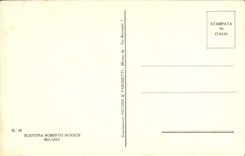 VINTAGE POSTCARD Danza Di Amorini Francesco Albani Pincaoteca di Brera milano