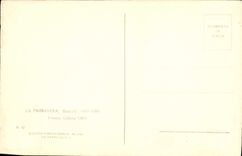 VINTAGE POSTCARD Primavera Botticelli Firenze Galleria Uffizi