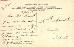 VINTAGE POSTCARD Breton the recall of Glaneuses Paris Museum of Luxembourg