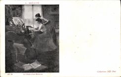 VINTAGE POSTCARD the Choice of a Breaute Piece