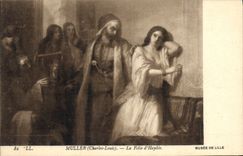 VINTAGE POSTCARD Museum of Lille Muller the madness of Haydee