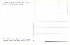 VINTAGE POSTCARD Siena Museo LED Operated del Duomo Ancona