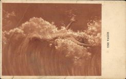 VINTAGE POSTCARD a Wave