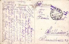 VINTAGE POSTCARD Raft