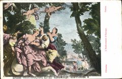 VINTAGE POSTCARD Veronese the Removal of Venice Europe