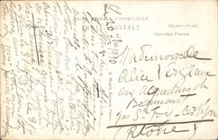 VINTAGE POSTCARD Panels Flowers Mrs. Espinos Marcel Champs Elysées 1910