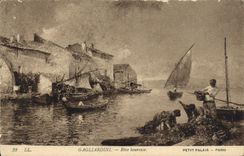 VINTAGE POSTCARD Gagliardini Rivets happy Paris Petit Palais