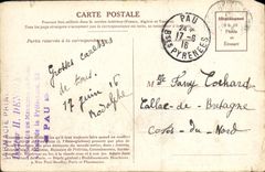 VINTAGE POSTCARD Museum of Versailles Oath of Jeu de Paume