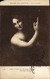VINTAGE POSTCARD Museum Of Louvre School Florentine Vinci Leonard de Vinci Holy Jean Baptist