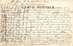 VINTAGE POSTCARD Greuze Museum of Louvre