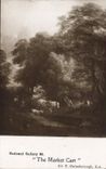 VINTAGE POSTCARD National Gallery The Market Cart Gainsborough