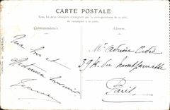 VINTAGE POSTCARD Museum of Louvre Vigee Lebrun