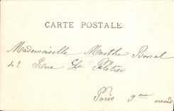 VINTAGE POSTCARD Museum of Louvre Automme Lancret Ass Mule