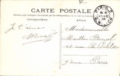 VINTAGE POSTCARD Museum of Louvre Nicolas Lancret innocence