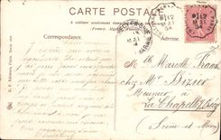 VINTAGE POSTCARD Millet angelus