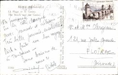 MODERN CARD Holy Jean de Luz the Beach and the Casino