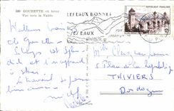 CPM Gourette en hiver Vue vers la Vallee 