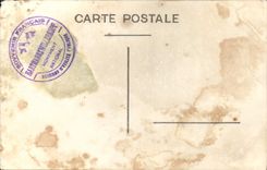 Diablos rojos del monumento de Hartmannswillerkopf de la POSTAL de la VENDIMIA