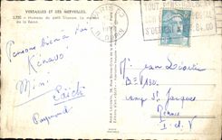 MODERN CARD Versailles and Merveilles Hamlet of small Trianon the house of the Queen