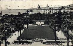 CPA Nice Les Jardins Albert 1er 